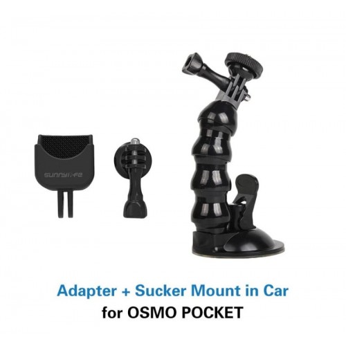 Dji Osmo Pocket Adapter And Sucker Mount in Car